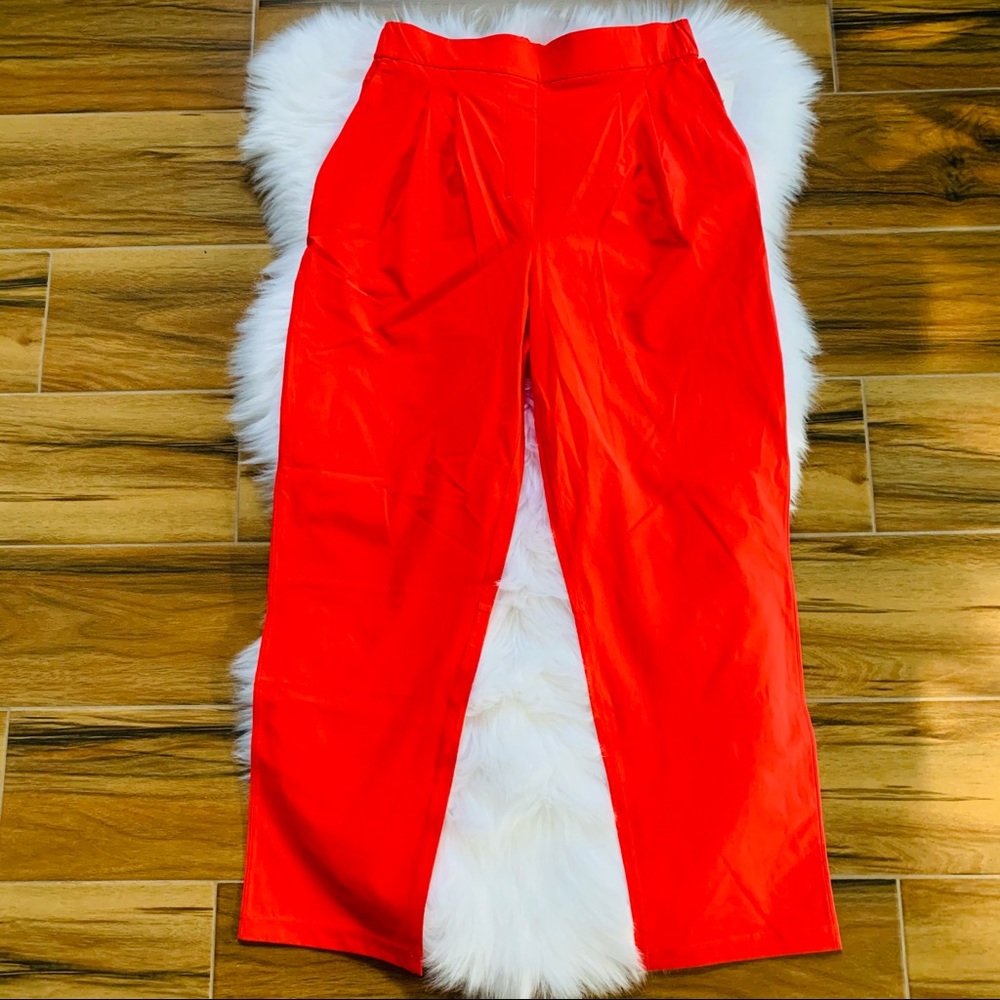 Lululemon your true trouser high rise crop red NWT4 8 10 lycra fabric